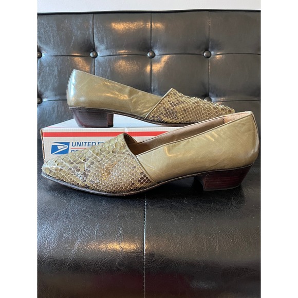 Aurelio Garcia Shoes - Aurelio Garcia Python Leather Loafers